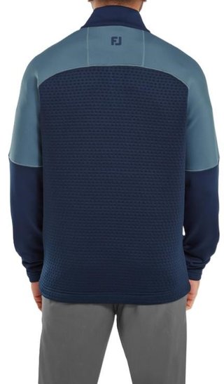 FootJoy ThermoSeries Jacquard Midlayer pánska mikina, navy slate