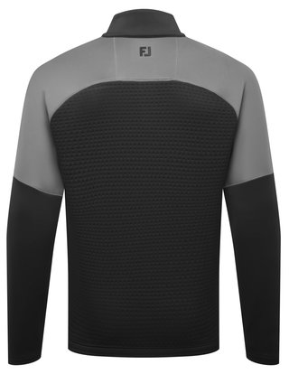 FootJoy ThermoSeries Jacquard Midlayer pánska mikina, čierna/charcoal