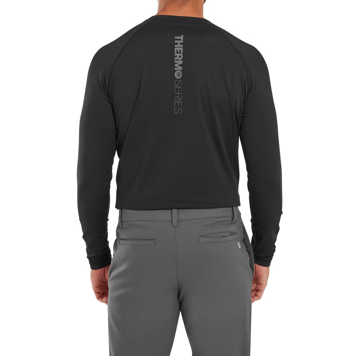 FootJoy ThermoSeries Fleece Baselayer pánsky top, čierny