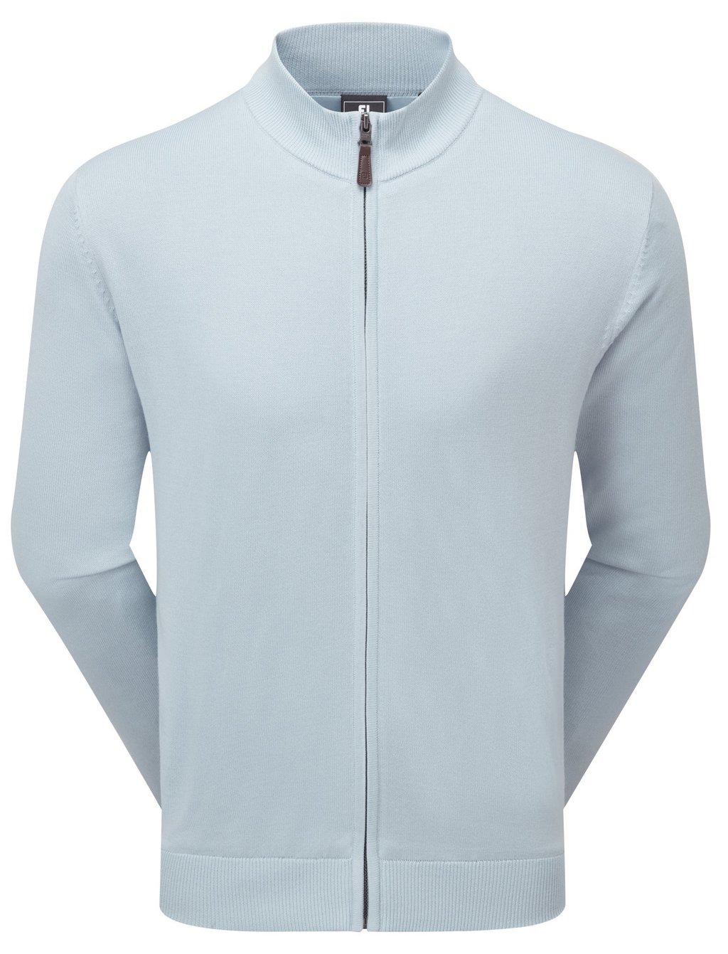 FootJoy Drirelease Full-Zip Lined pánsky sveter, skyway