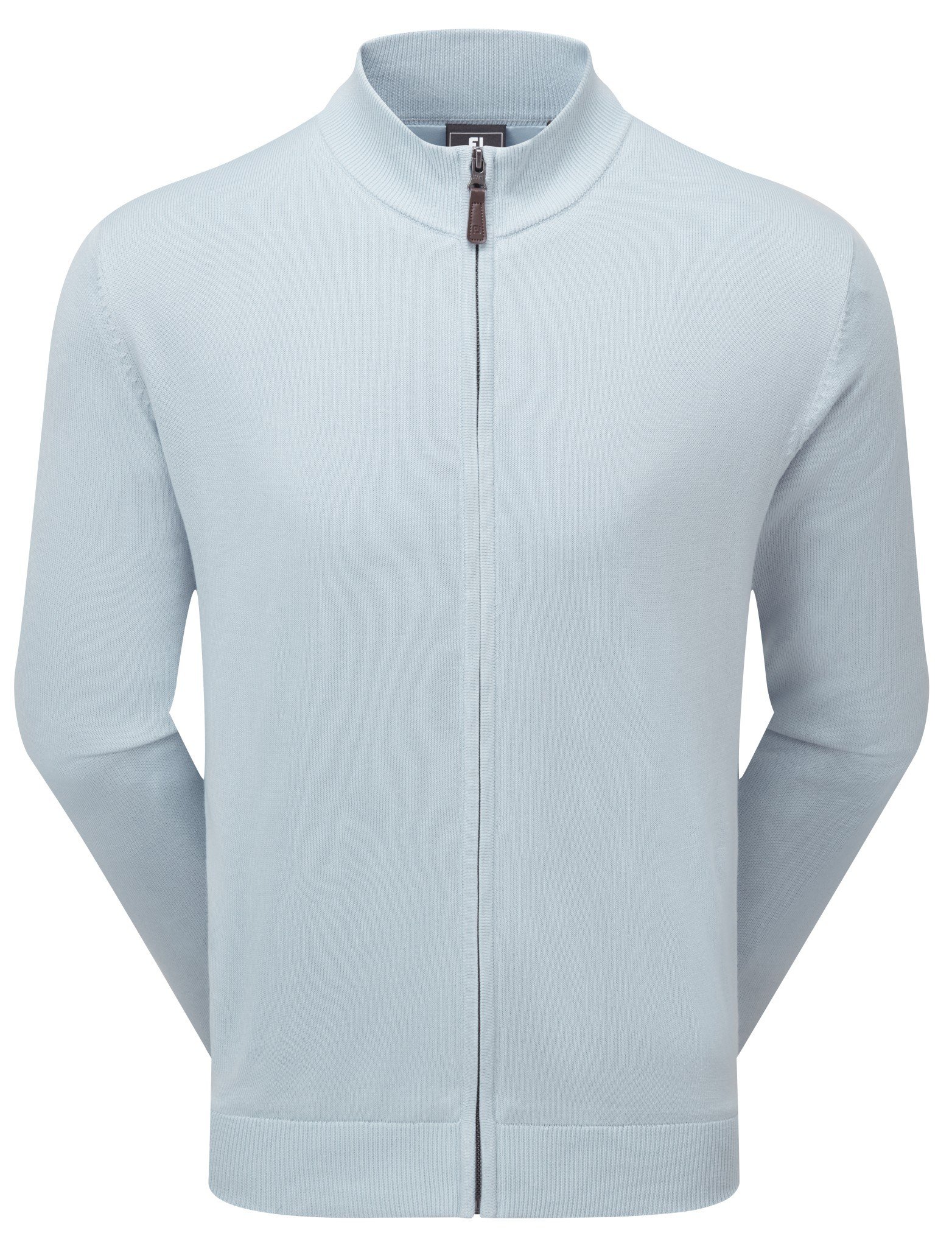 FootJoy Drirelease Full-Zip Lined pánsky sveter, skyway