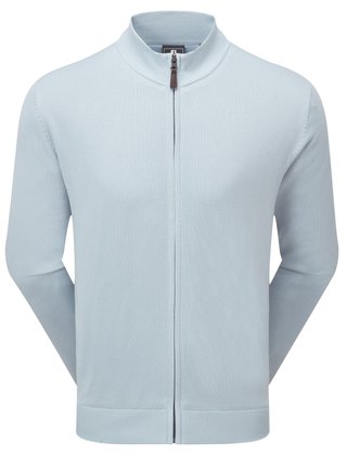 FootJoy Drirelease Full-Zip Lined pánsky sveter, skyway