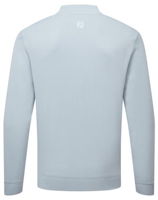 FootJoy Drirelease Full-Zip Lined pánsky sveter, skyway