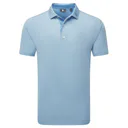 FootJoy Deco Diamond Print pánske polo, air blue/high tide