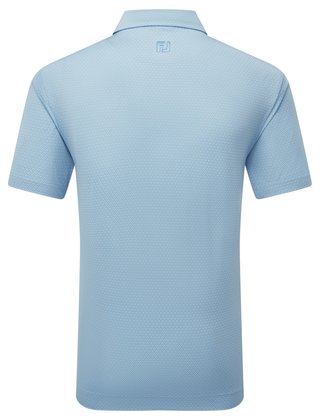 FootJoy Deco Diamond Print pánske polo, air blue/high tide