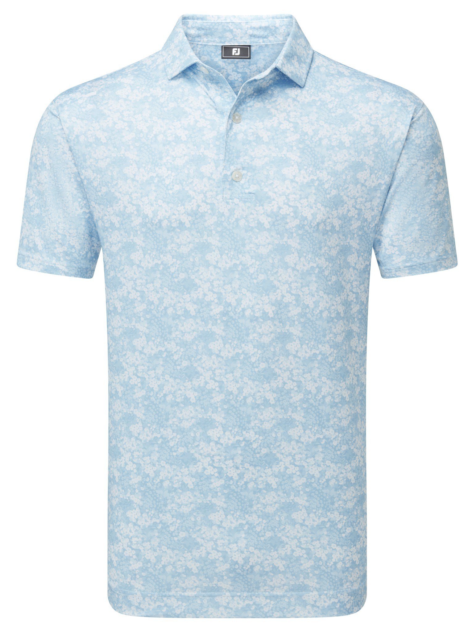FootJoy GARDEN PRINT pánske polo, air blue