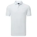 FootJoy BIRD PRINT pánske polo, white/air blue