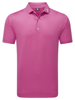 FootJoy Abacus Print pánske polo, magenta