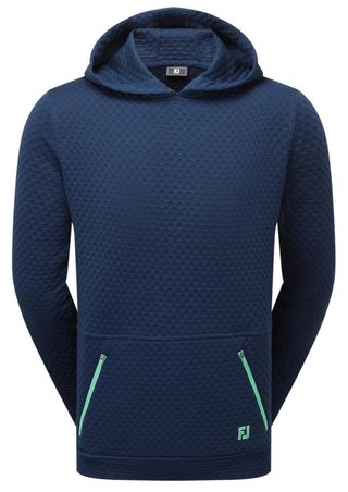 FootJoy Textured Knit Hoodie pánska mikina, navy