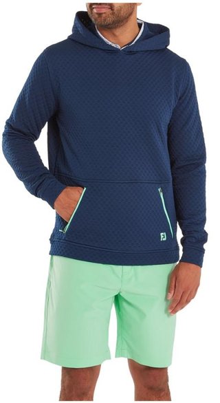 FootJoy Textured Knit Hoodie pánska mikina, navy