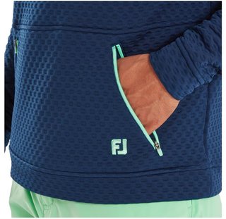 FootJoy Textured Knit Hoodie pánska mikina, navy