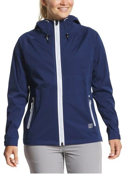 FootJoy HydroKnit dámska bunda do dažďa, navy/white/skyway