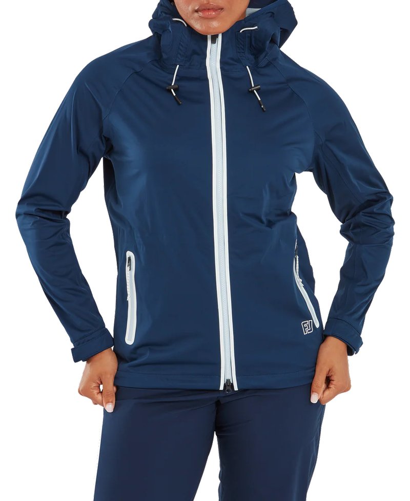 FootJoy HydroKnit dámska bunda do dažďa, navy/white/skyway