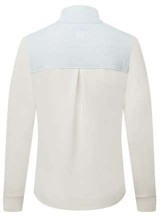 FootJoy ThermoSeries Hybrid Popover dámska mikina, off white/ice blue