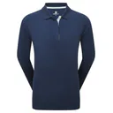 FootJoy ThermoSeries Long Sleeves dámske polo, navy