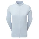 FootJoy Drirelease Full-Zip Lined dámsky sveter, ice blue