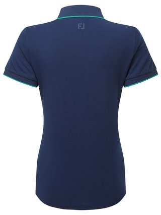 FootJoy NOTCH V dámske polo, navy/emerald