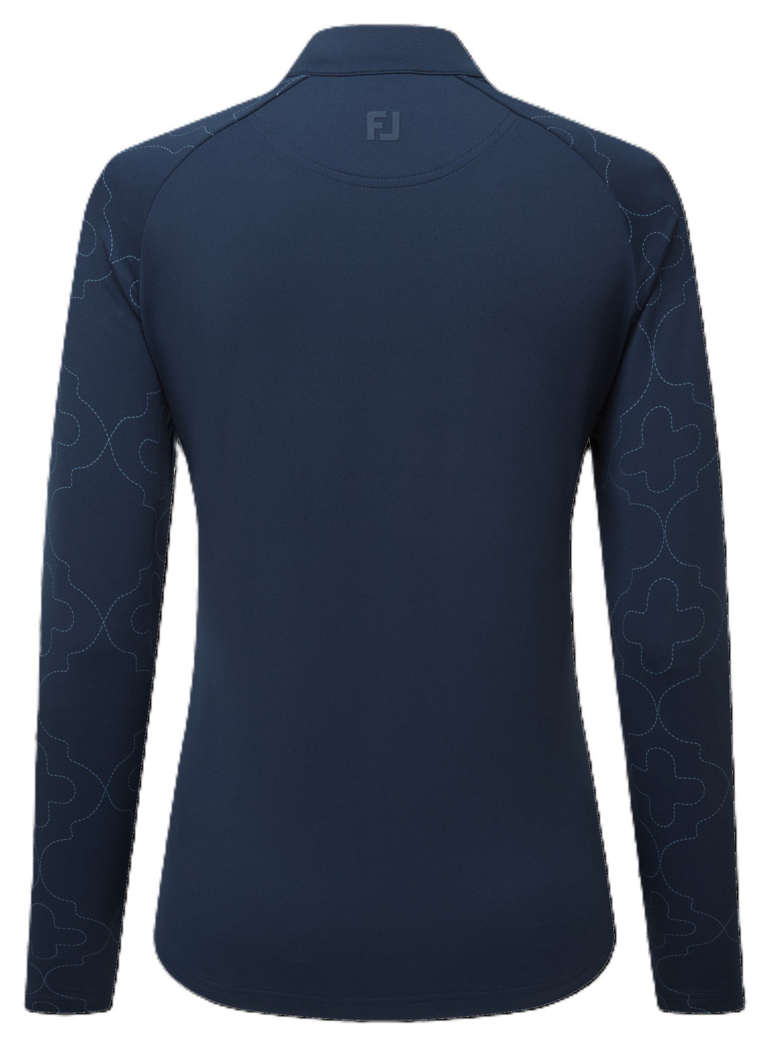 FootJoy Midlayer Full Zip Printed Sleeve dámska mikina, navy