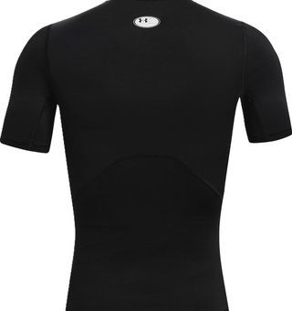 Under Armour HeatGear pánske kompresné tričko, čierno/biele