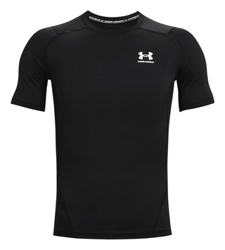 Under Armour HeatGear pánske kompresné tričko, čierno/biele