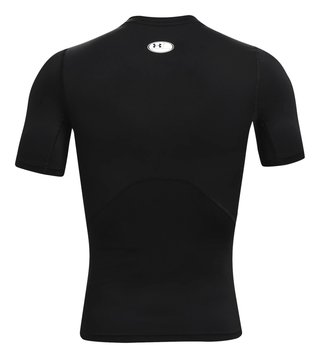 Under Armour HeatGear pánske kompresné tričko, čierno/biele