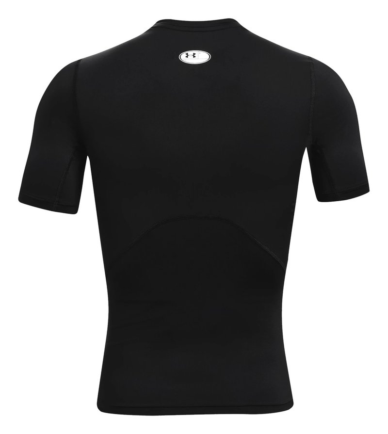Under Armour HeatGear pánske kompresné tričko, čierno/biele