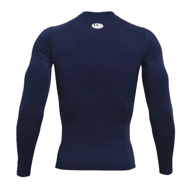 Under Armour HeatGear pánske kompresné tričko s dlhým rukávom, midnight navy