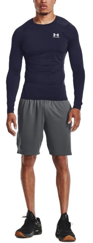 Under Armour HeatGear pánske kompresné tričko s dlhým rukávom, midnight navy