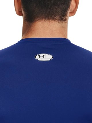 Under Armour HeatGear pánske kompresné tričko s dlhým rukávom, kráľovská modrá