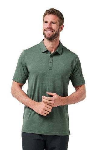 Travis Mathew The Heater pánske polo, balsam green