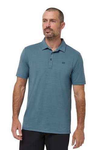 Travis Mathew The Heater pánske polo, copen blue
