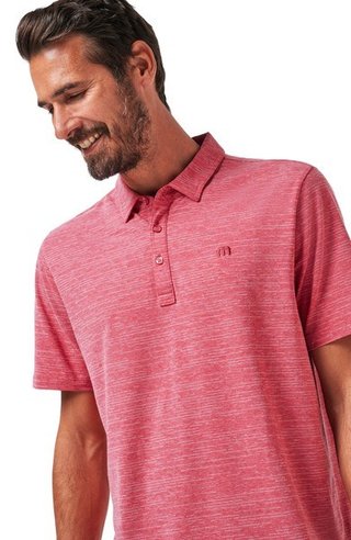 Travis Mathew The Heater pánske polo, heather scooter
