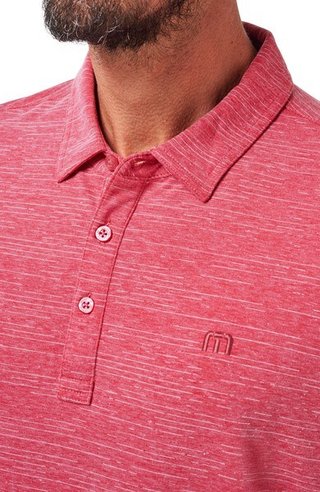 Travis Mathew The Heater pánske polo, heather scooter