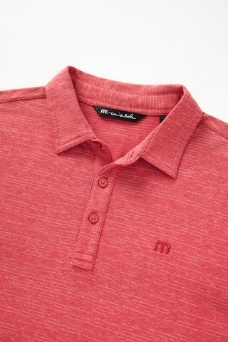 Travis Mathew The Heater pánske polo, heather scooter