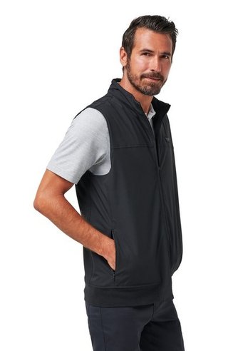 Travis Mathew Wanderlust pánska vesta, čierna