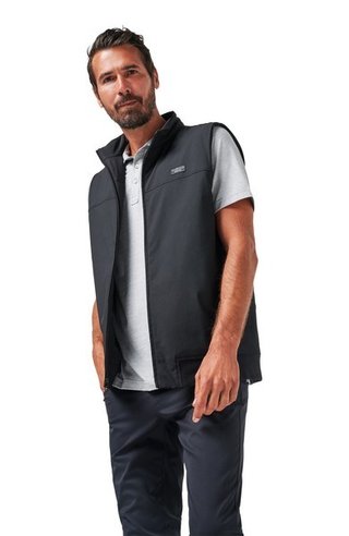 Travis Mathew Wanderlust pánska vesta, čierna