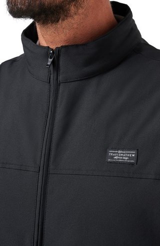 Travis Mathew Wanderlust pánska vesta, čierna