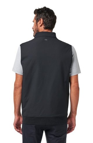Travis Mathew Wanderlust pánska vesta, čierna