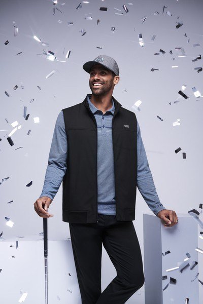 Travis Mathew Wanderlust pánska vesta, čierna