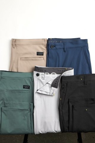 Travis Mathew Wanderlust pánske nohavice, čierne