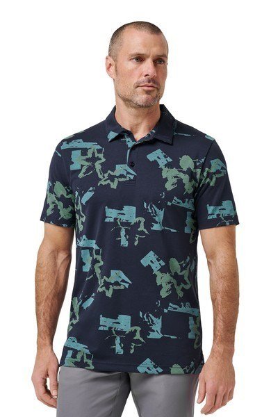 Travis Mathew Favorite Hello pánske polo, total eclipse