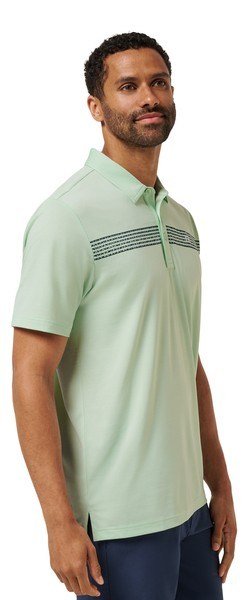 Travis Mathew River Boat pánske polo, aqua foam