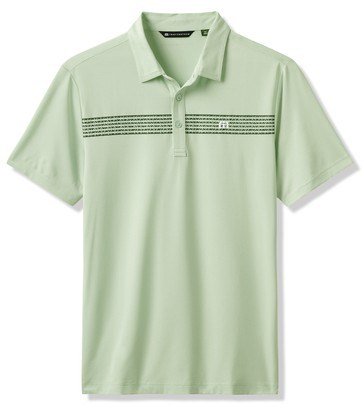 Travis Mathew River Boat pánske polo, aqua foam