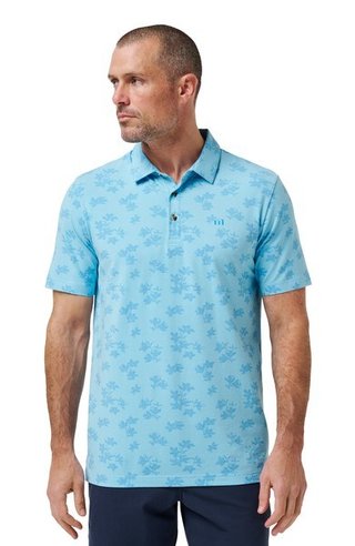 Travis Mathew Port Day pánske polo, air blue