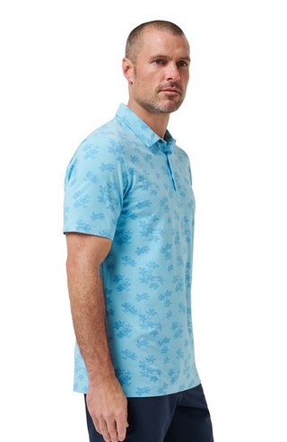 Travis Mathew Port Day pánske polo, air blue