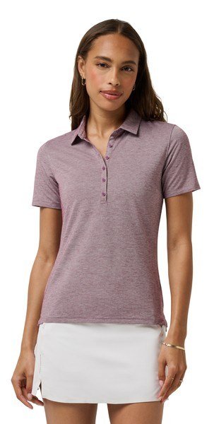 Travis Mathew Featherweight Active dámske polo, heather damson