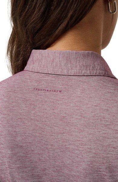Travis Mathew Featherweight Active dámske polo, heather damson