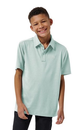 Travis Mathew The Heater detské polo, eggshell blue