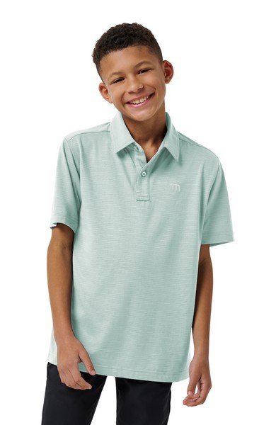Travis Mathew The Heater detské polo, eggshell blue