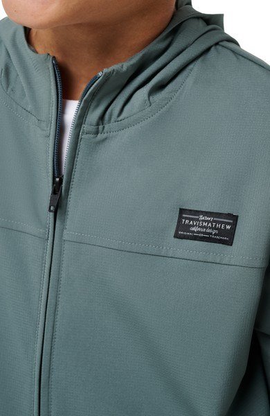 Travis Mathew Wanderlust detská mikina, balsam green